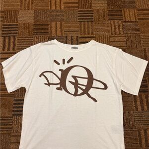 Dior X Cactus Jack Travis Scott White tee shirt oversized Brown medium